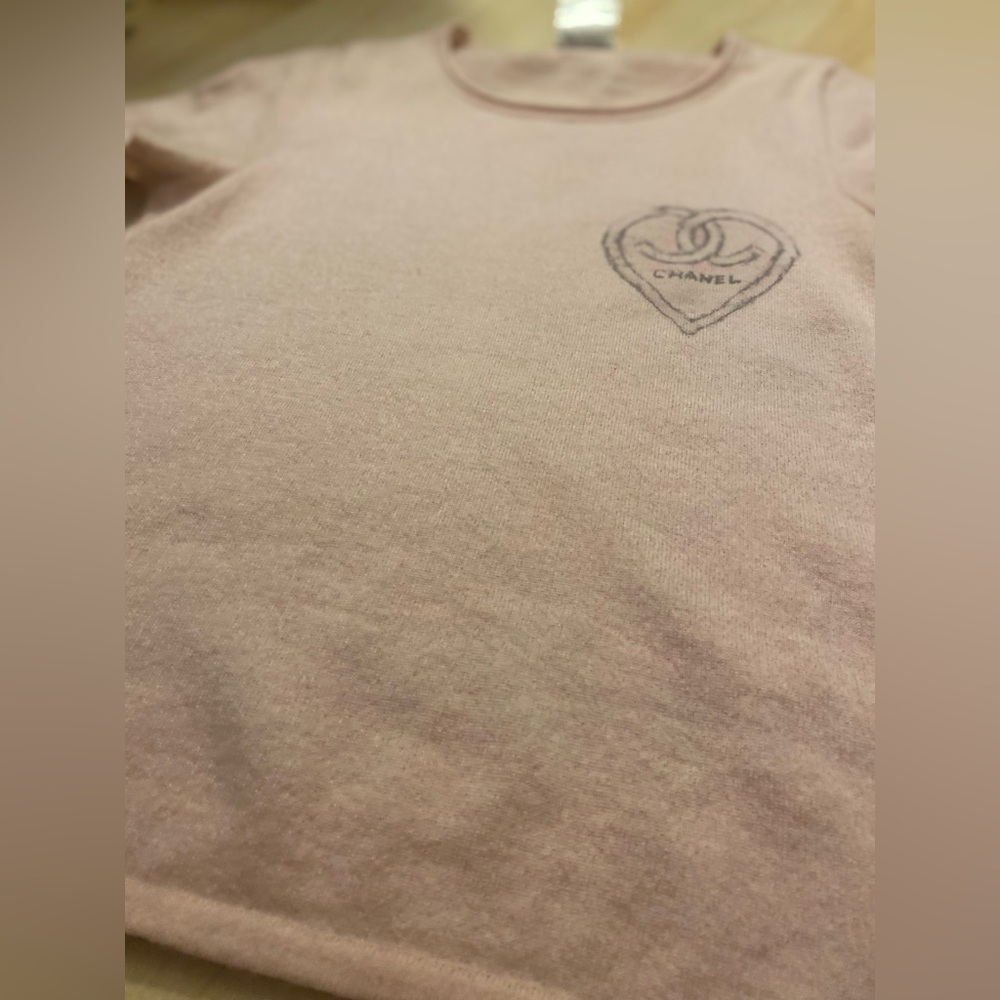 Chanel vintage pink cashmere sweater - Picture 15 of 16